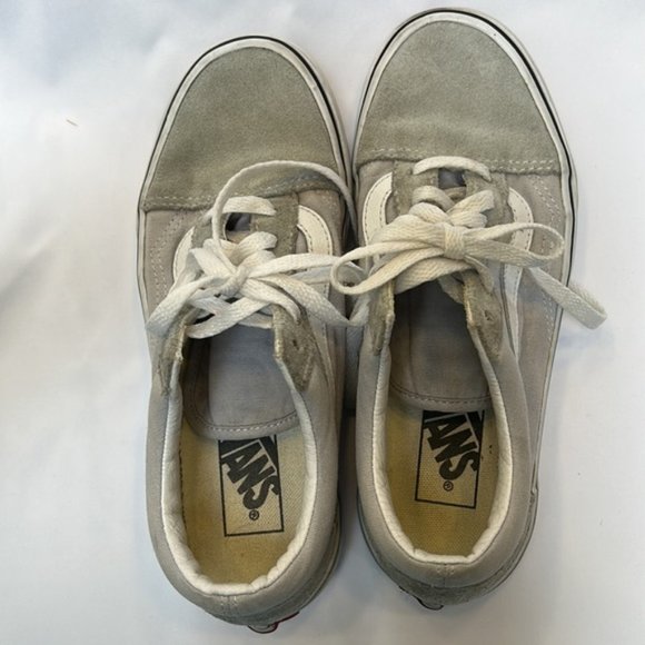 Vans "Off the Wall" Unisex Grey Suede Skate Sneakers-Size Men's 5/Women's 6.5 - Picture 5 of 8
